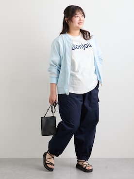 「nissen（ニッセン）のアイテム」を使った、nissen Smile Modelsさん（レディース・160cm）の春コーディネート