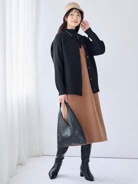 nissen Smile Modelsさん（レディース・166cm）の秋コーディネート