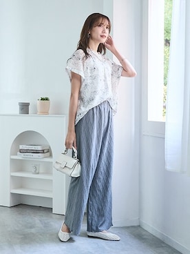 nissen Smile Modelsさん（レディース・165cm）の春コーディネート