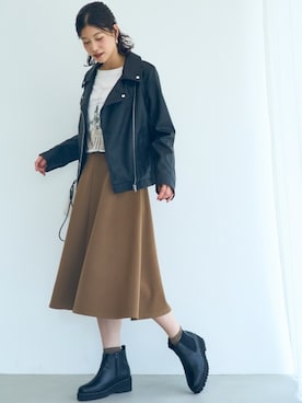 nissen Smile Modelsさん（レディース・168cm）の秋コーディネート