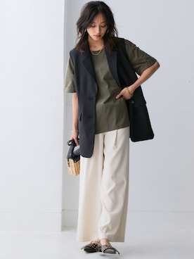 nissen Smile Modelsさん（レディース・163cm）の春コーディネート