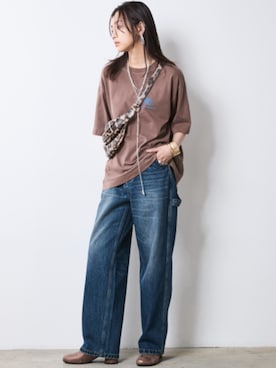 「Denim」｜nissen Smile Modelsさん（レディース・163cm）の夏コーディネート