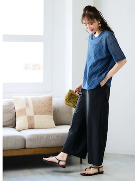 nissen Smile Modelsさん（レディース・167cm）の春コーディネート