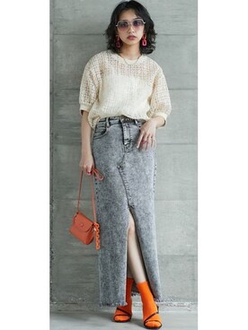 nissen Smile Modelsさん(レディース・167cm)の春コーディネート