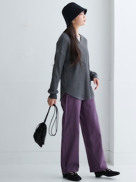 nissen Smile Modelsさん(レディース・163cm)の冬コーディネート