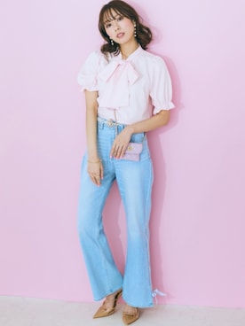 nissen Smile Modelsさん（レディース・162cm）の春コーディネート