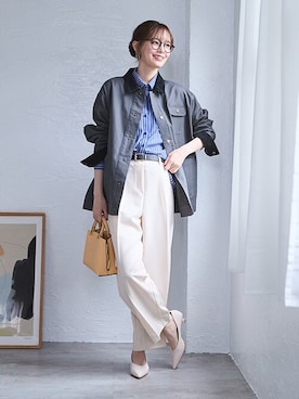 nissen Smile Modelsさん（レディース・167cm）の秋コーディネート
