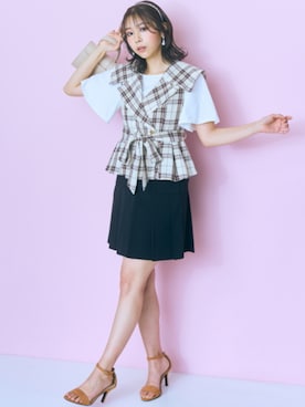 nissen Smile Modelsさん(レディース・167cm)の春コーディネート