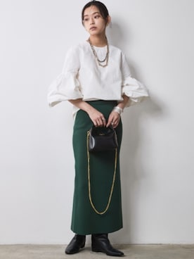 「CHIC STYLE」｜nissen Smile Modelsさん（レディース・163cm）の夏コーディネート