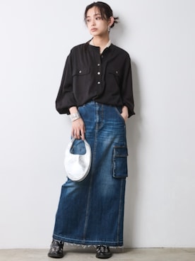 nissen Smile Modelsさん（レディース・163cm）の夏コーディネート