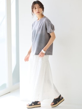 nissen Smile Modelsさん（レディース・170cm）の春コーディネート