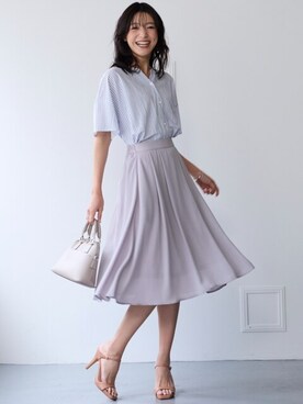 nissen Smile Modelsさん（レディース・170cm）の春コーディネート