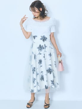 nissen Smile Modelsさん（レディース・167cm）の夏コーディネート