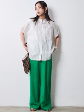 「CHIC STYLE」｜nissen Smile Modelsさん（レディース・163cm）の夏コーディネート