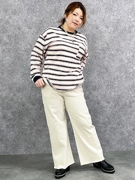 nissen Smile Modelsさん（レディース・172cm）の秋コーディネート