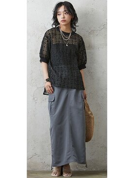 nissen Smile Modelsさん(レディース・167cm)の夏コーディネート