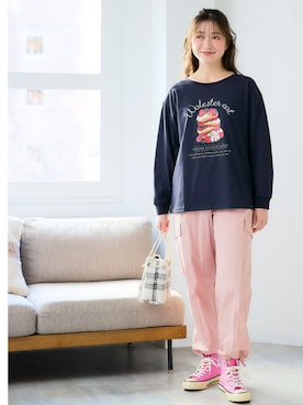 nissen Smile Modelsさん（レディース・164cm）の冬コーディネート