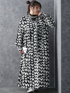 nissen Smile Modelsさん（レディース・157cm）の冬コーディネート