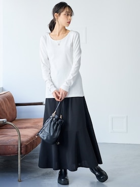 nissen Smile Modelsさん（レディース・165cm）の冬コーディネート