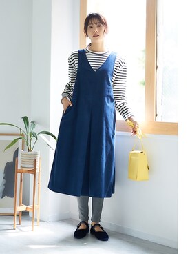 nissen Smile Modelsさん（レディース・169cm）の秋コーディネート
