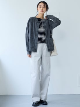 nissen Smile Modelsさん（レディース・165cm）の冬コーディネート