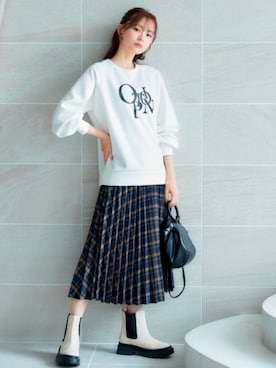 nissen Smile Modelsさん（レディース・167cm）の冬コーディネート