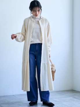 nissen Smile Modelsさん（レディース・164cm）の秋コーディネート