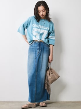 nissen Smile Modelsさん(レディース・163cm)の冬コーディネート
