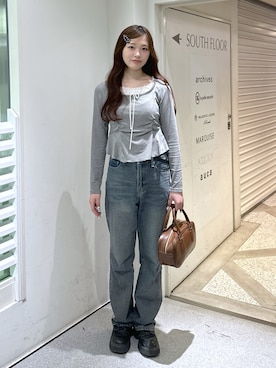 「FREE'S MART（フリーズマート）のアイテム」を使った、wakaさん（レディース・161cm）の春コーディネート