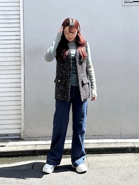 「AKIII CLASSIC（アキクラシック）のアイテム」を使った、wakaさん（レディース・161cm）の秋コーディネート