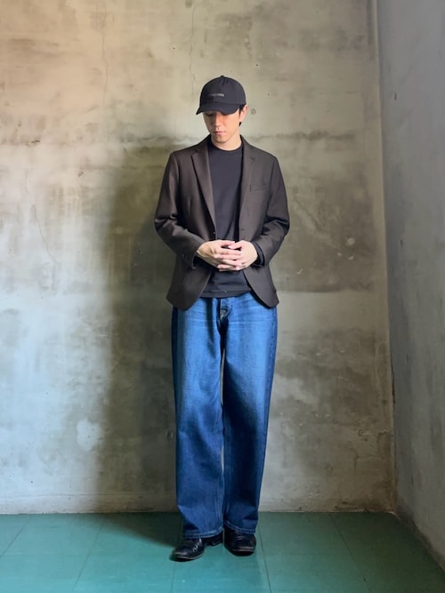 【BLUE GRAY】LIFE STYLE TAILOR ウールライクツイルコンフォータブル Wジャケット URBAN RESEARCH DOORS｜LIFE STYLE TAILOR ウールライクツイル