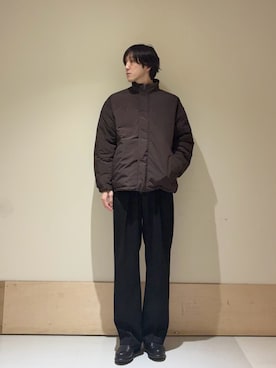 「Snow Peak（スノーピーク）の『別注』Snow Peak Apparel×DOORS　N/T Insulation Jacket（その他アウター）」を使った、aisakuさん（メンズ・174cm）の秋コーディネート
