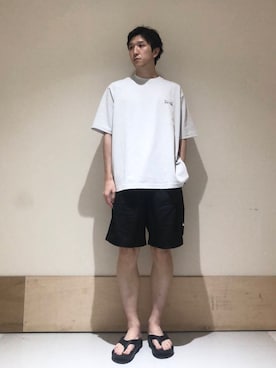「Foxfire（フォックスファイヤー）のアイテム」を使った、aisakuさん（メンズ・174cm）の夏コーディネート