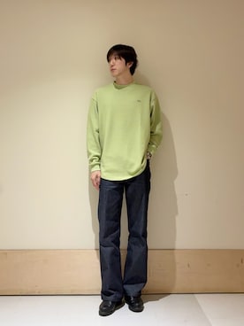 「LACOSTE（ラコステ）のアイテム」を使った、aisakuさん（メンズ・174cm）の春コーディネート
