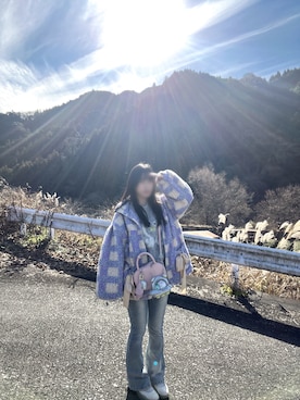 「PHILLY（フィリー）のアイテム」を使った、wanwanpoさん（レディース・158cm）の冬コーディネート