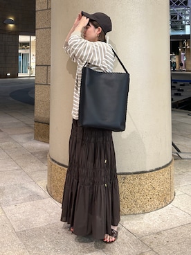 「nano universe」｜murakawa yunaさん（レディース・160cm）の夏コーディネート