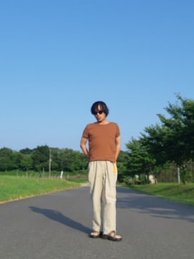 「H&M（エイチ・アンド・エム）のアイテム」を使った、and5252さん（メンズ・171cm）の夏コーディネート