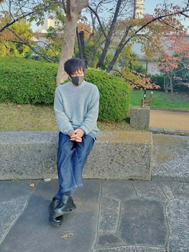 「アイテム（ドレスシューズ）」を使った、and5252さん（メンズ・171cm）の秋コーディネート
