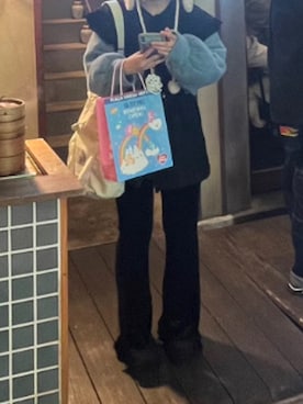 「WC（ダブル シー）のアイテム（パンツ）」を使った、harukaさん（レディース・154cm）の春コーディネート