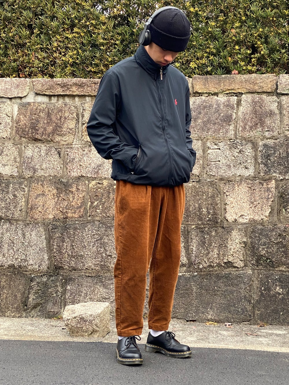 POLO RALPH LAURENのナイロンジャケットを使った「アウトレット」の