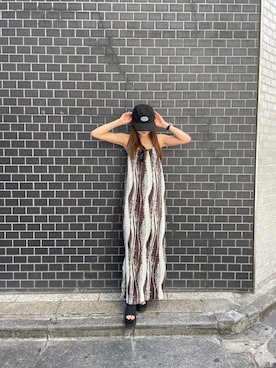 「キャミワンピース」｜juriさん（レディース・153cm）の夏コーディネート