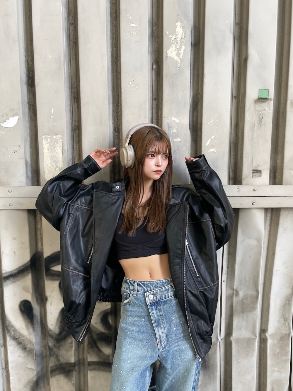 MURUA ライダースジャケットセットアップ レザーブルゾンセットアップ｜MURUA（ムルーア）公式通販