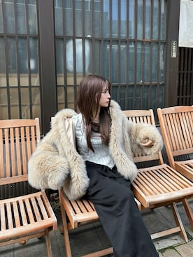 「MURUA（ムルーア）のアイテム」を使った、juriさん（レディース・153cm）の秋コーディネート