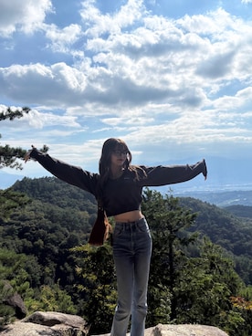 「MURUA（ムルーア）のアイテム」を使った、juriさん（レディース・153cm）の秋コーディネート