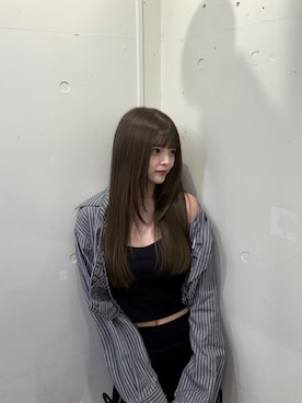 「MURUA（ムルーア）のアイテム（シャツ/ブラウス）」を使った、juriさん（レディース・153cm）の秋コーディネート