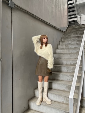 juriさん（レディース・153cm）の冬コーディネート