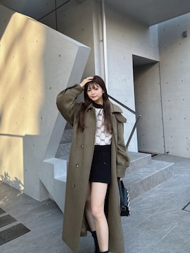 「MURUA（ムルーア）のアイテム」を使った、juriさん（レディース・153cm）の冬コーディネート