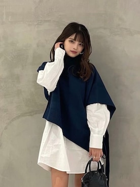 「#murua_by_staff」｜「アイテム（ワンピース/ドレス）」を使った、juriさん（レディース・153cm）の秋コーディネート