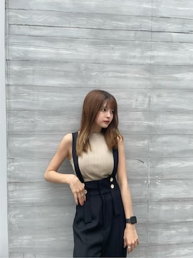 「アイテム（サンダル、その他）」を使った、juriさん（レディース・153cm）の夏コーディネート