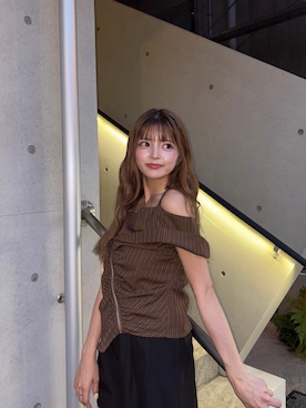 「MURUA（ムルーア）のアイテム」を使った、juriさん（レディース・153cm）の夏コーディネート